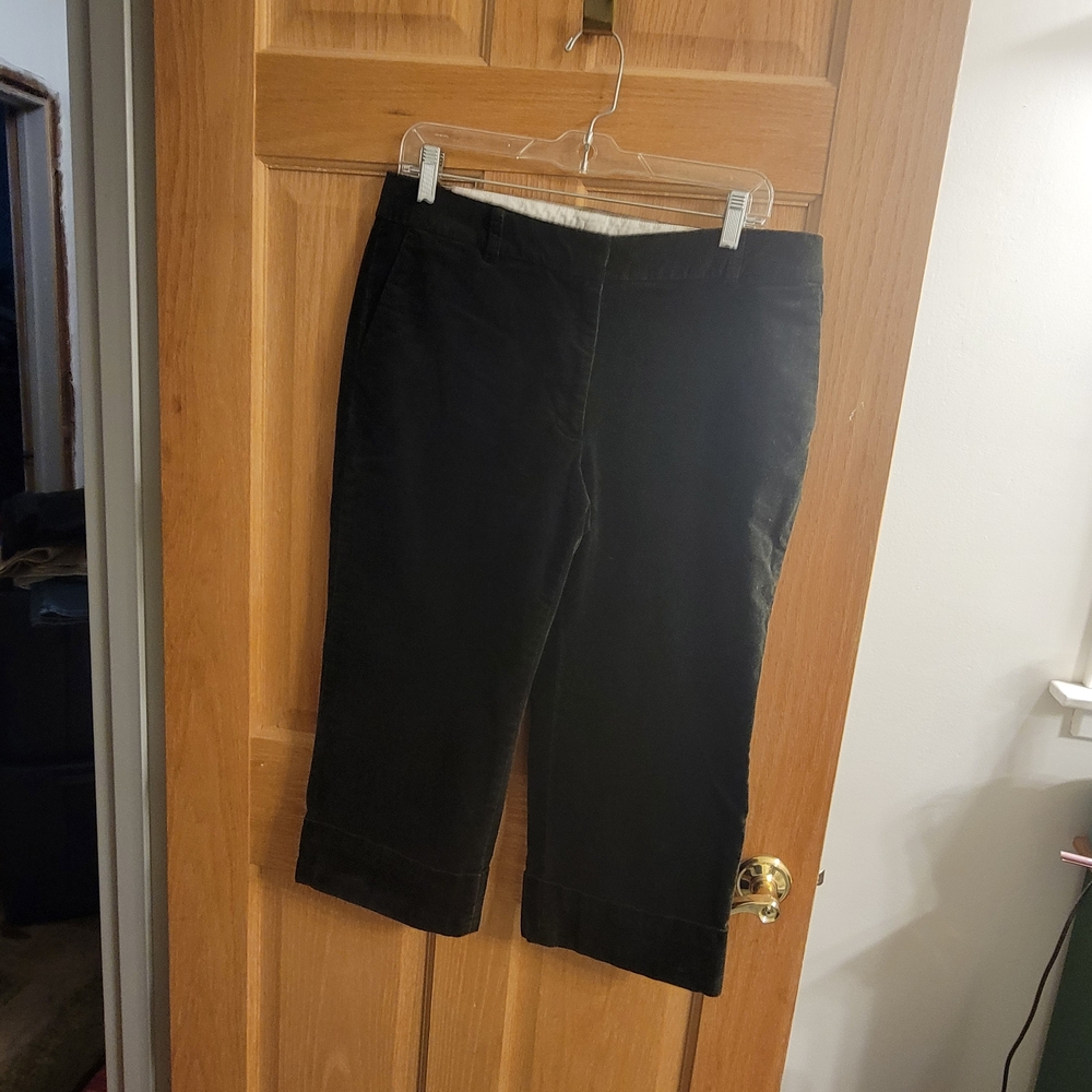 Lands' End Velveteen Cropped Pants